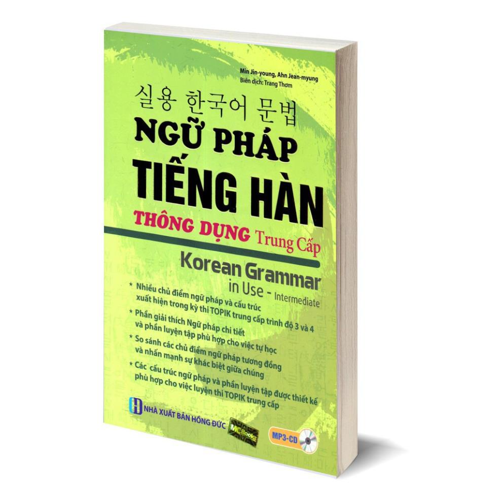 Sách - Ngữ Pháp Tiếng Hàn Thông Dụng (Trung Cấp) - 250k - MCBOOKS