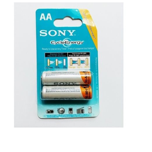 Vỉ 2 Viên Pin Sạc Sony AA 1.2V 4600mah