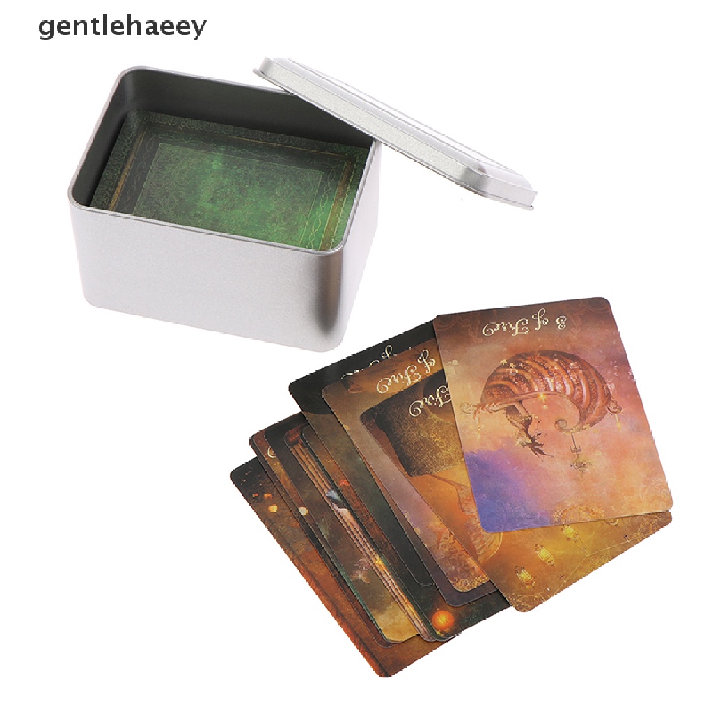 Hộp Thiếc Đựng Bài Tarot 110x80x65mm