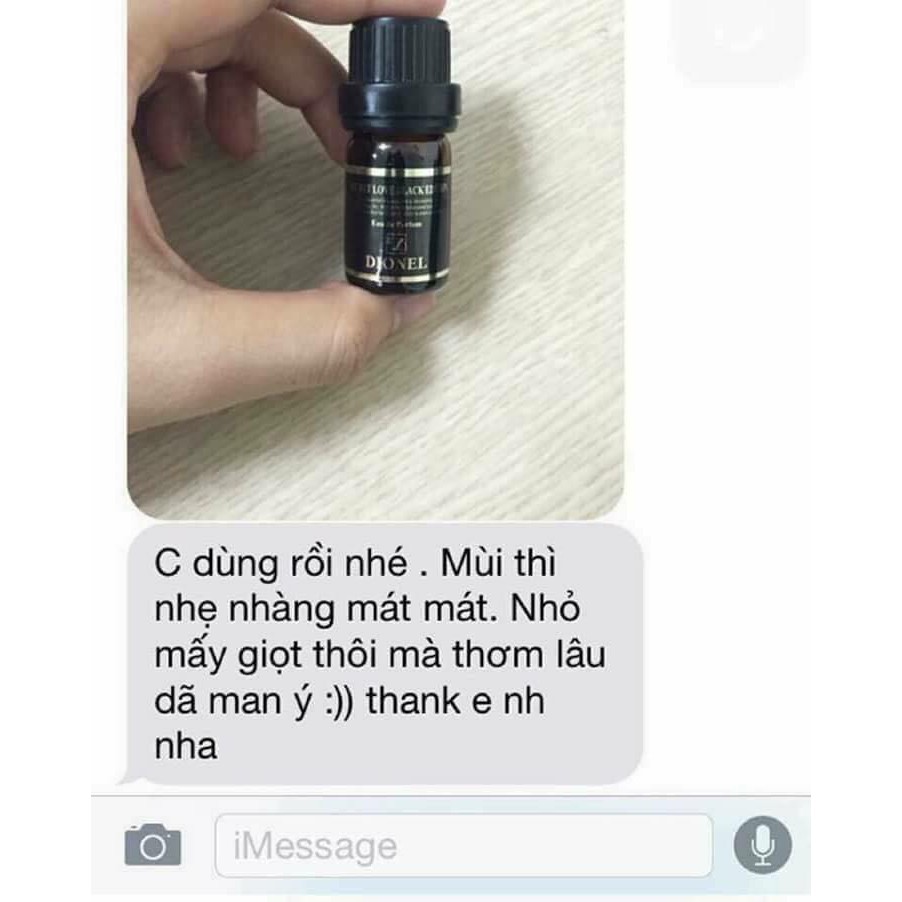 Nước hoa Dionel đen, trắng, cam - Nước hoa 5ml