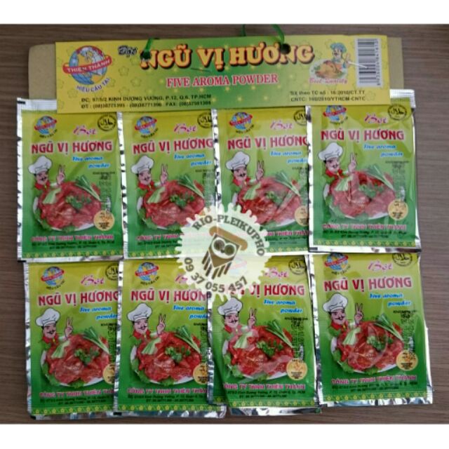 20 gói bột ngũ vị hương