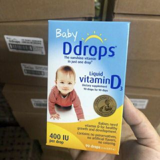 Vitamin Baby Ddrops D3 90 giọt (400IU) date 2027 hàng mỹ