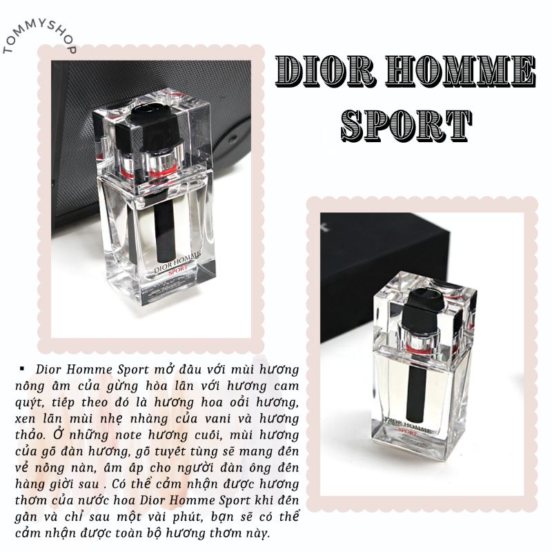Mẫu thử nước hoa 10ML Dior Homme Sport