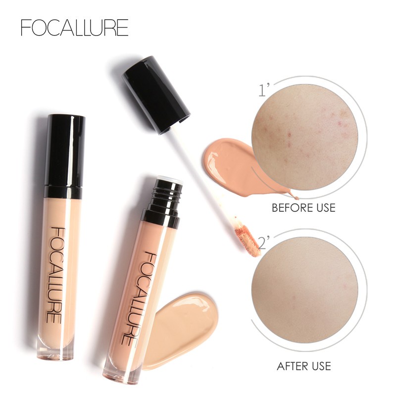 Kem Che Khuyết Điểm FOCALLURE 7 Màu Tùy Chọn Chống Nước Lâu Trôi