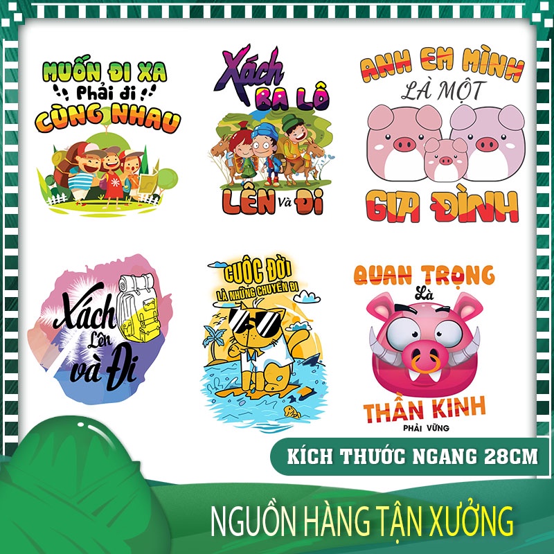 Hình ủi, ép áo thun team building V4