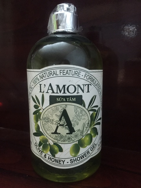 Sữa tắm L'amont Olive, Mật ong 500ml