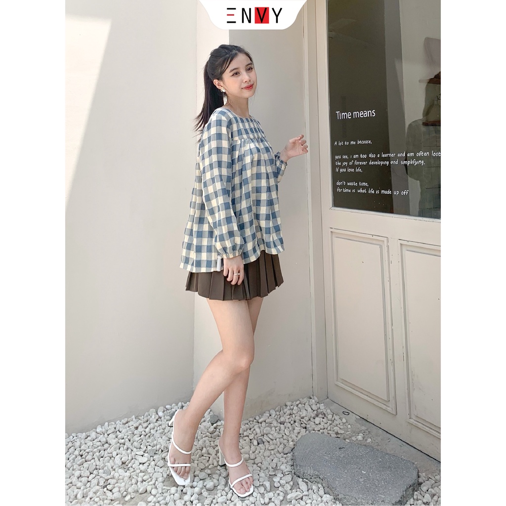 Áo Babydoll Dệt Nổi ENVY A116