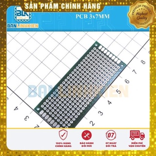 Phíp Đồng Đục Lỗ PCB 5x7Cm