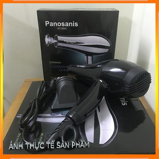 [MUA 1 ĐƯỢC 3] MÁY SẤY TÓC PANOSANIS CÔNG SUẤT LỚN 2200W HAI CHIỀU TẶNG ĐẦU SẤY BẢO HÀNH 12 THÁNG