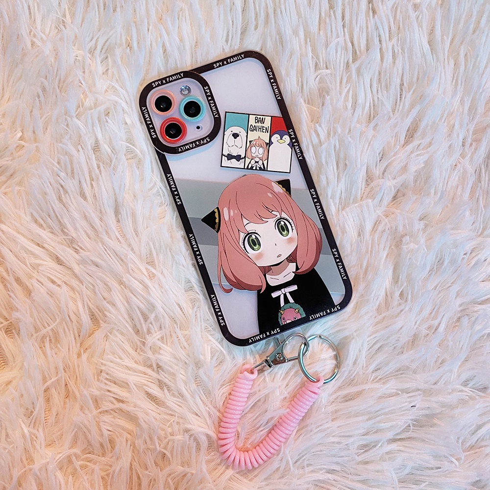 SPY×FAMILY Anya Forger Ốp Điện Thoại Mềm Họa Tiết Mắt Thiên Thần Cho iphone 14 MAX 11 13PRO 12MINI 7 8PLUS XS MAX 6SPLUS XR XS X SE2020 6