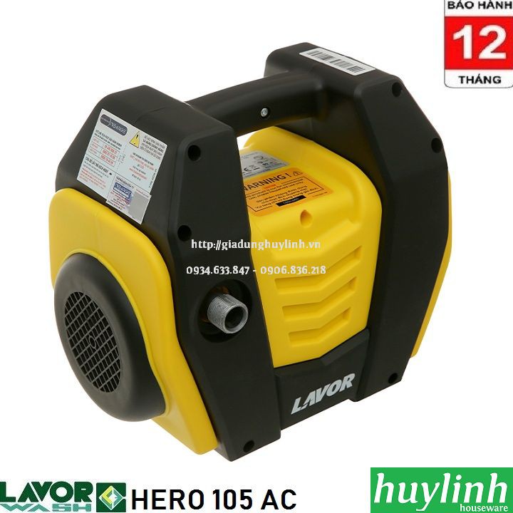 Máy xịt rửa xe cao áp Lavor Hero 105 AC