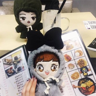 Hoddie tai mickey cho doll 20cm