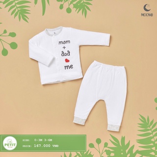 Bộ Moon dài Petit mẫu MOM DAD