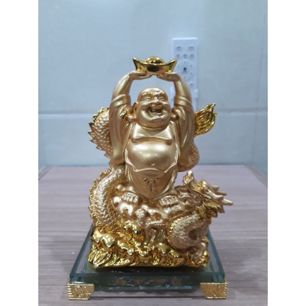 Tượng Phật Di Lặc Cưỡi Long - Quy Mang Lại Hạnh Phúc, Tài Lộc, May Mắn