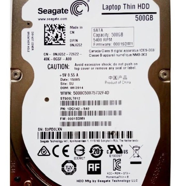 Ổ cứng HDD laptop 2.5" 500gb 320gb 250gb 160gb 120gb 80gb bảo hành 12 tháng | BigBuy360 - bigbuy360.vn