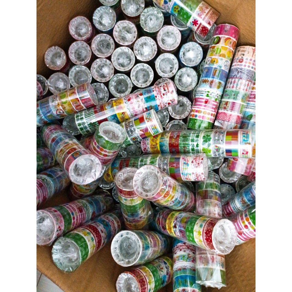 Băng keo trang trí họa tiết đáng yêu , mẫu ngẫu nhiên