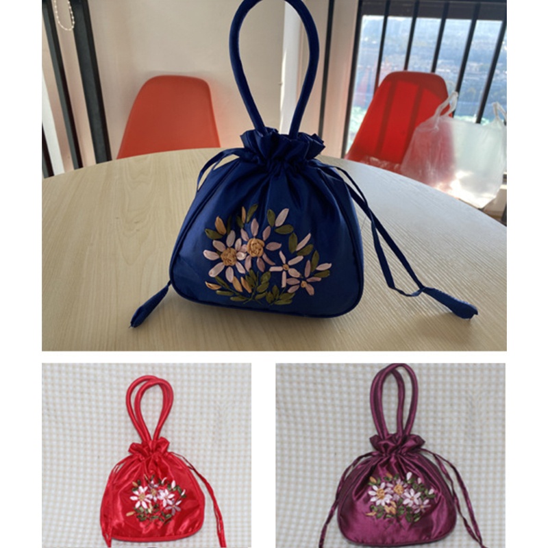 Túi Xách Nữ Thêu Hoa Thời Trang Hàn