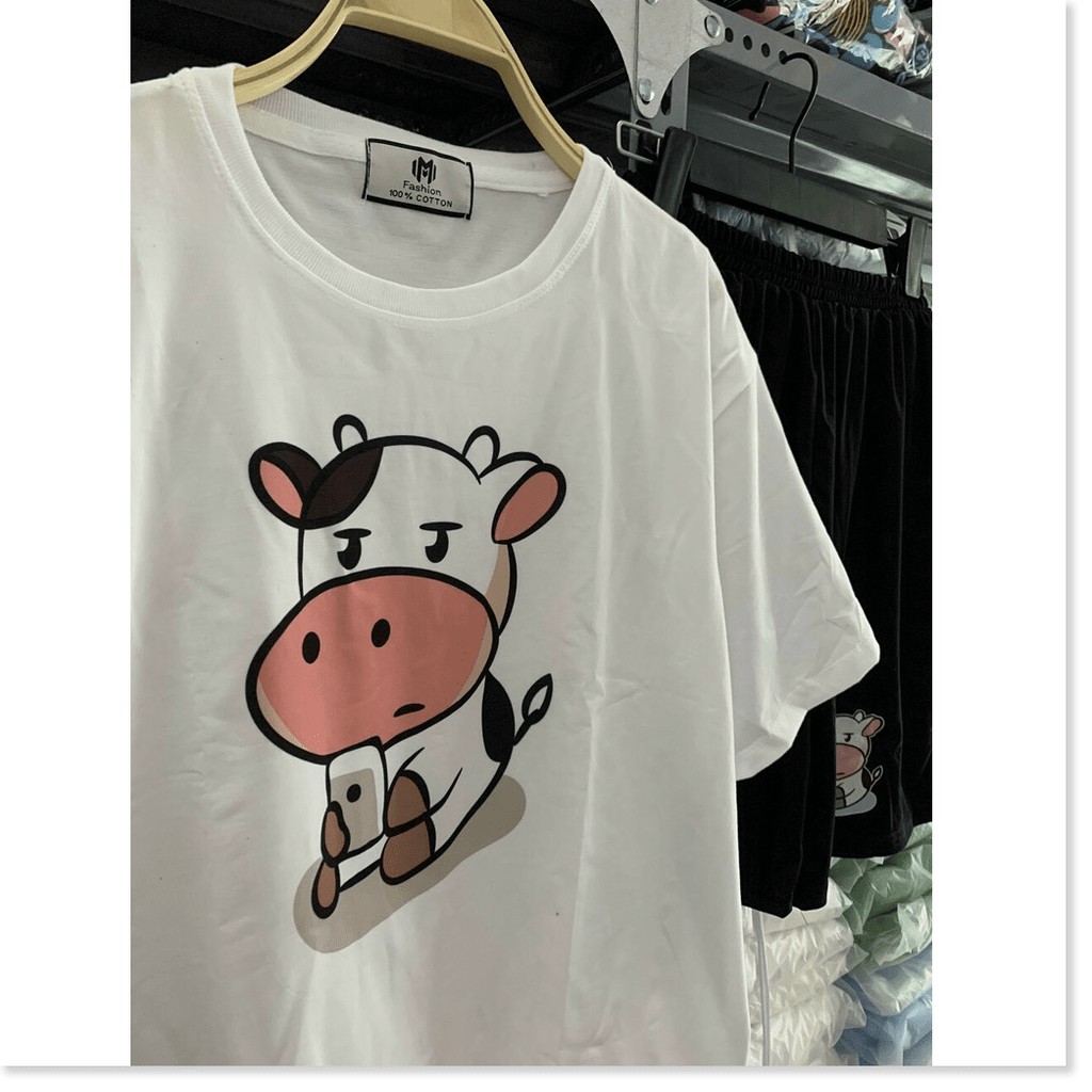 SET BỘ THUN COTTON NỮ XINH XẮN,THIẾT KẾ HỌA TIẾT HỢP THỜI TRANG MÙA HÈ,ĐẶC BIỆT LÀ CHẤT LIỆU VÃI THOÁNG MÁT LANA FASHION