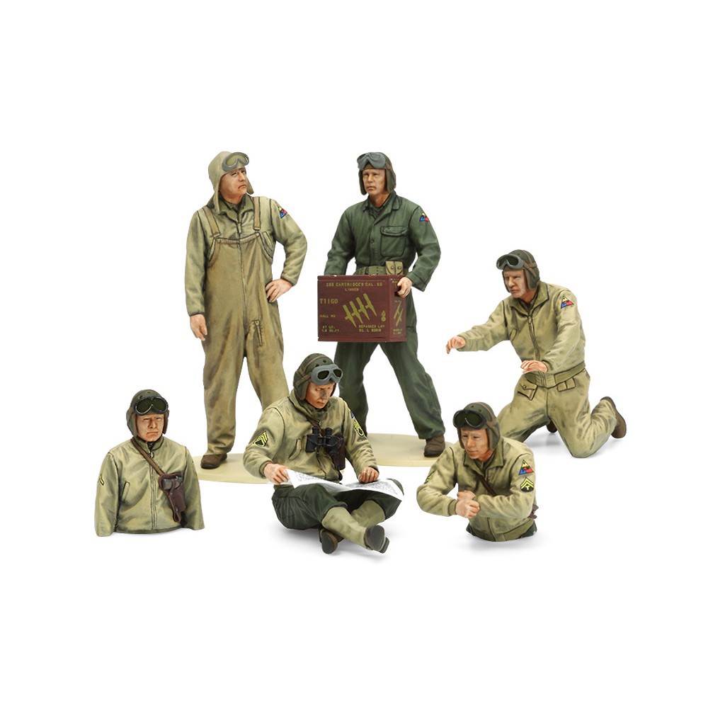 35347 Mô hình lính 1/35 SCALE U.S. TANK CREW SET (EUROPEAN THEATER)  - GDC