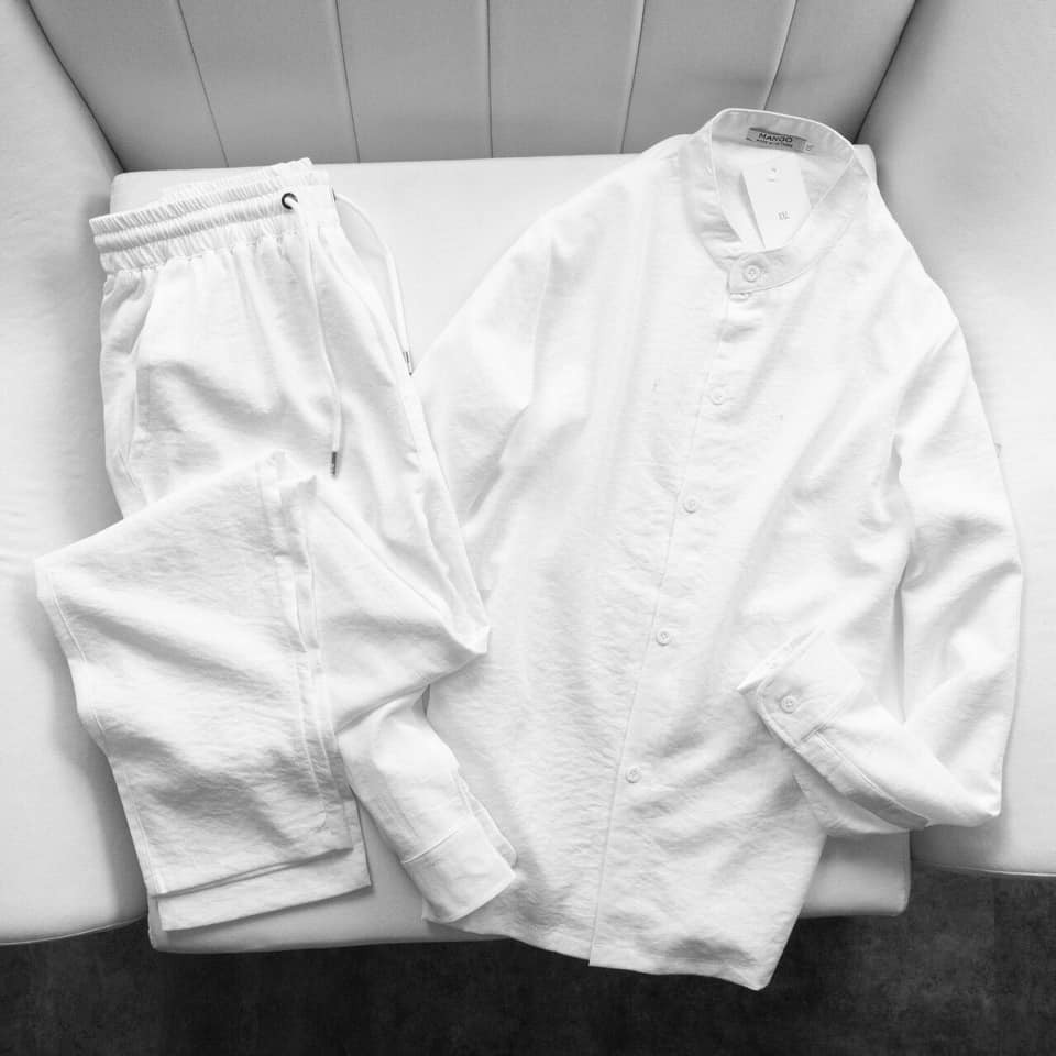 [Full Box] Bộ Đũi Dài Tay Nam Mùa Hè | BigBuy360 - bigbuy360.vn