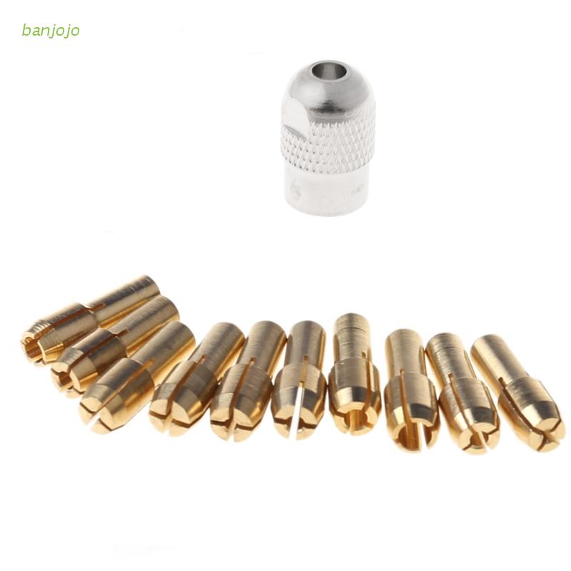 Set 10 đầu kẹp mũi khoan 0.5-3.2mm 4.3mm