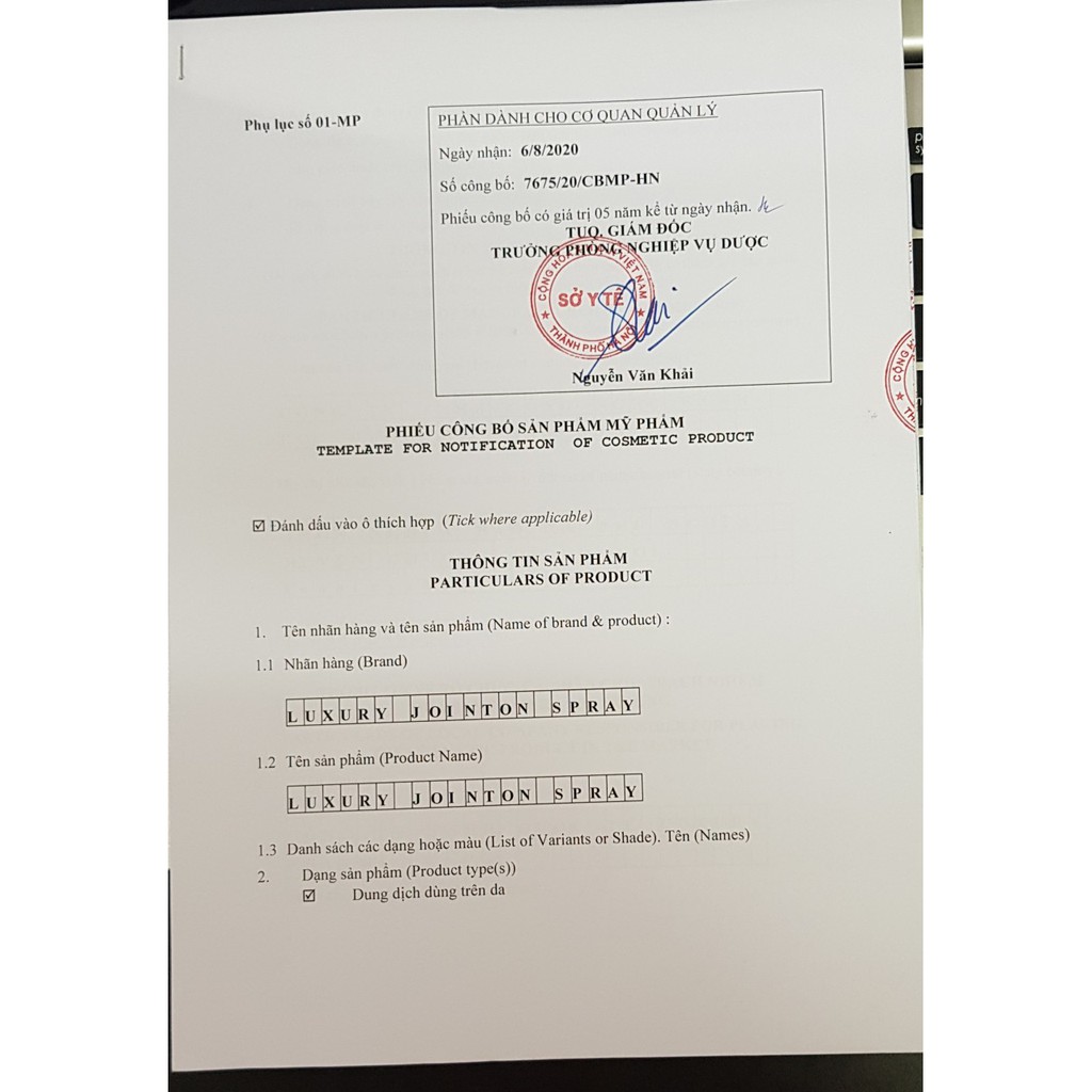 Dung dịch xịt xoa bóp Jointon Spray