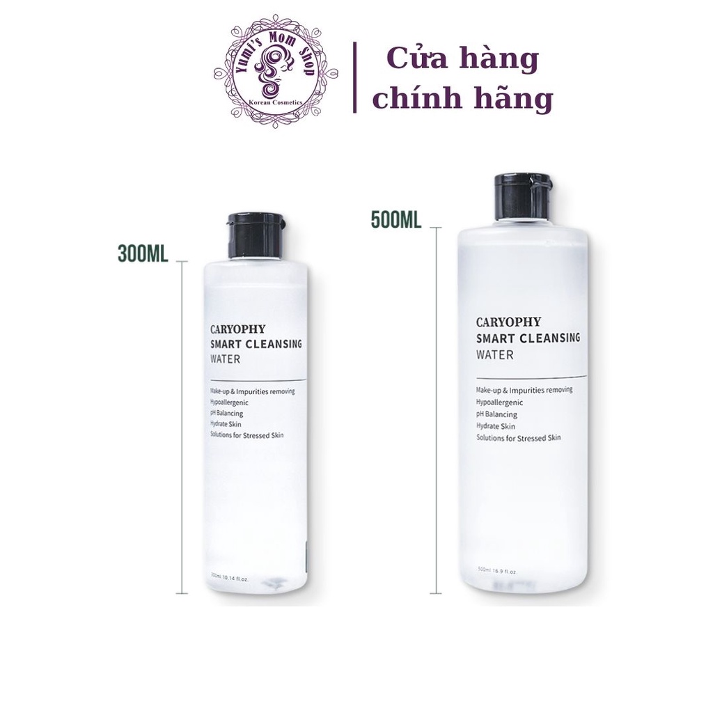 Nước tẩy trang Caryophy smart cleansing water 300ml/500ml