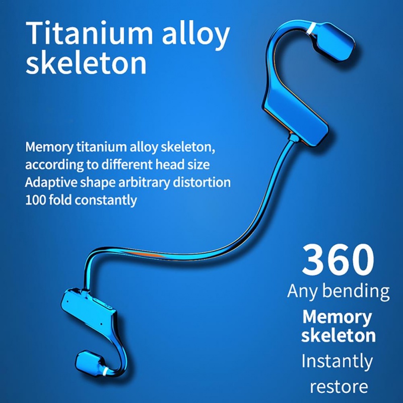 Tai nghe không dây itikungl Vg03 Bluetooth dẫn truyền xương âm thanh stereo nhét tai thể thao chạy bộ rảnh tay