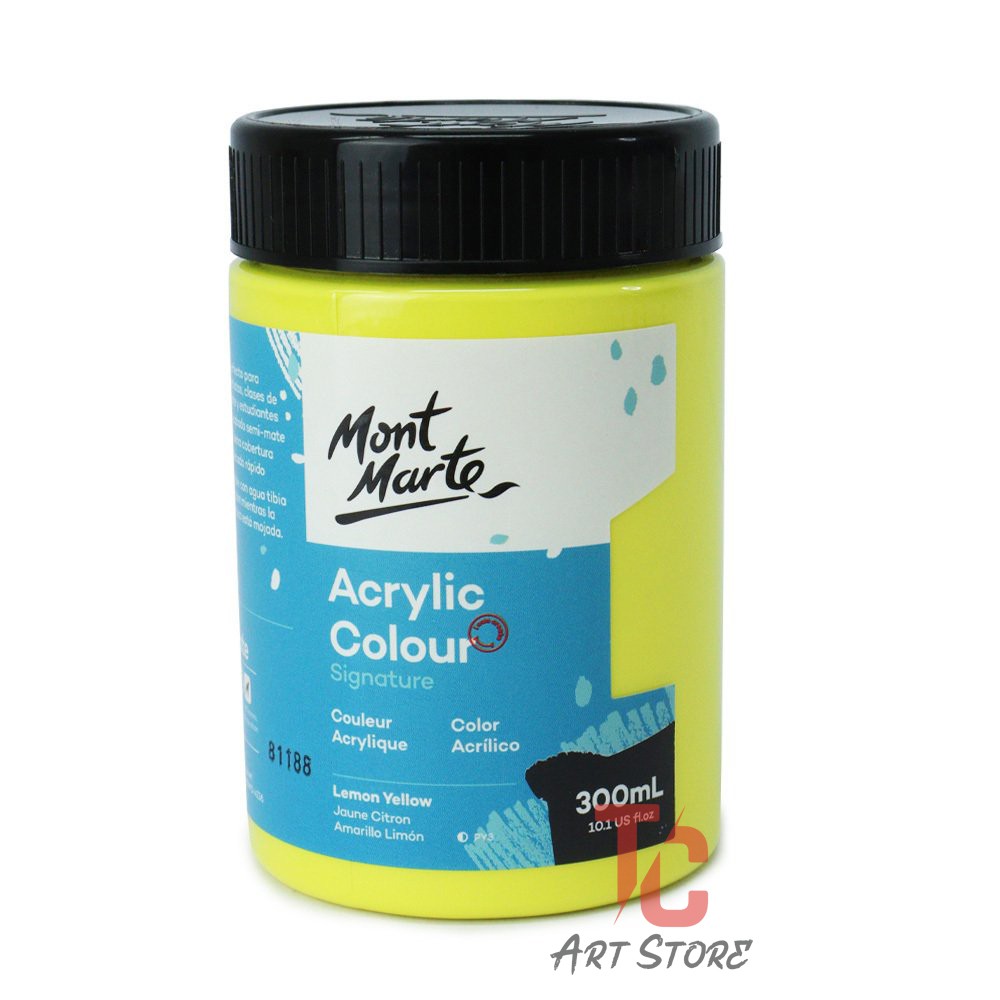 Màu Acrylic 3D Mont Marte Signature 300ml - BẢNG MÀU 2