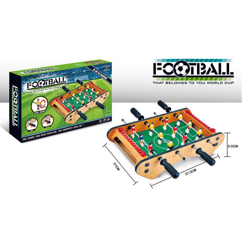 Bàn bi lắc bóng đá mini ( billards) Table Top Football bằng gỗ cao cấp 2218