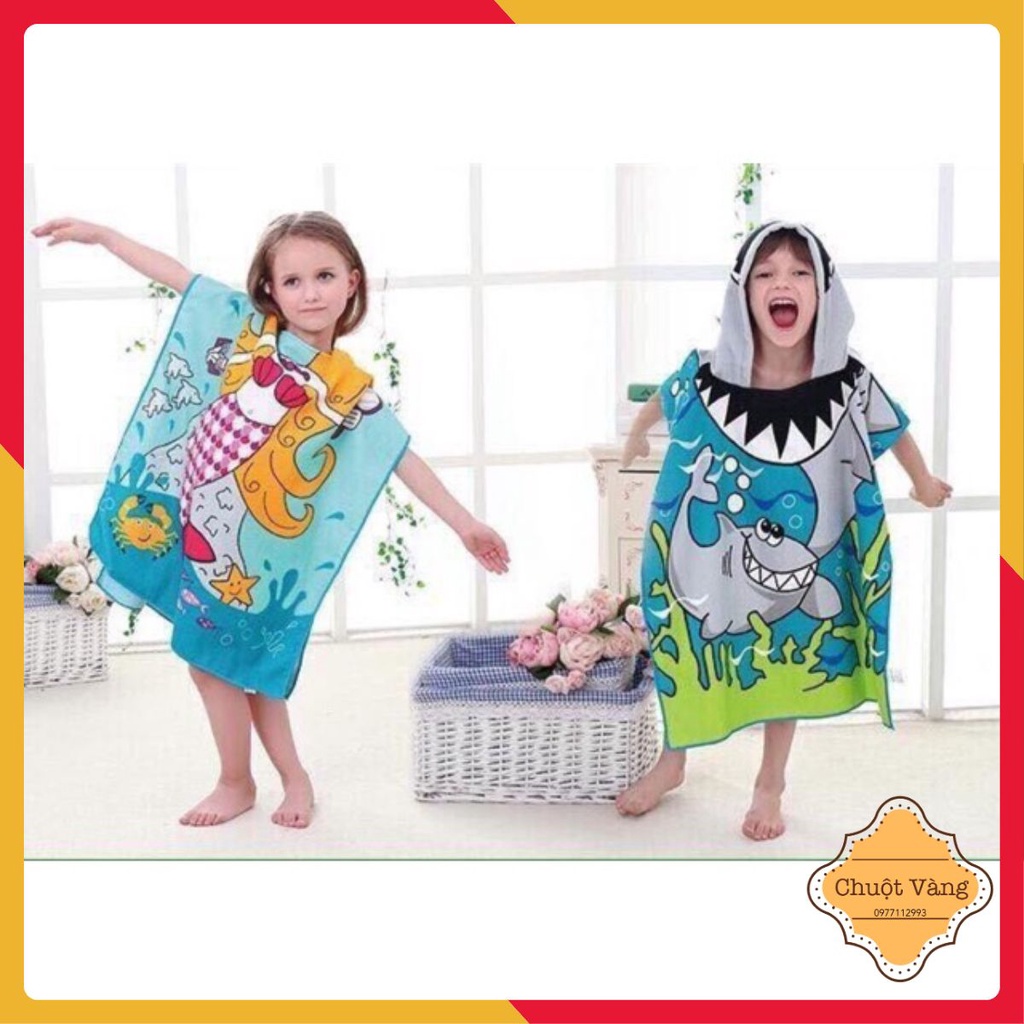 Khăn choàng tắm cho bé