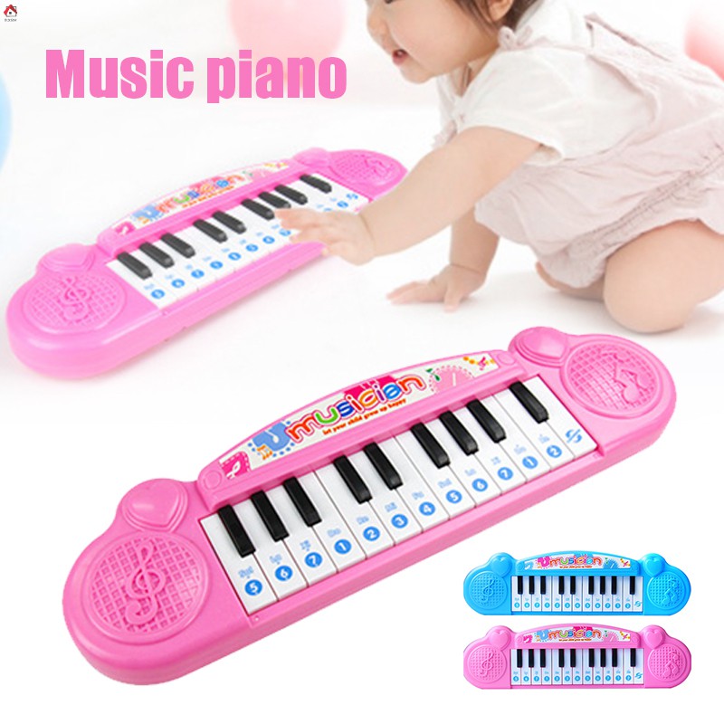 Đàn Piano Điện Mini Không Dây 2 Chế Độ 32x9cm Cho Bé