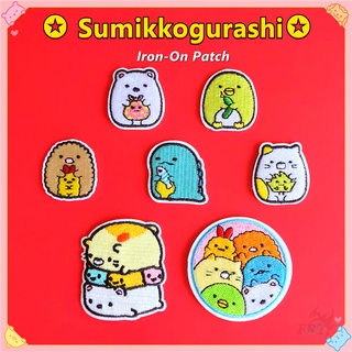Miếng dán ủi thêu hình Sumikkogurashi dòng 02