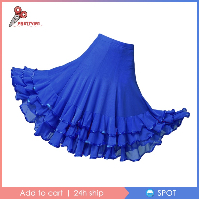 Chân Váy Múa Dáng Dài Chuẩn Lớn Cho Nữ