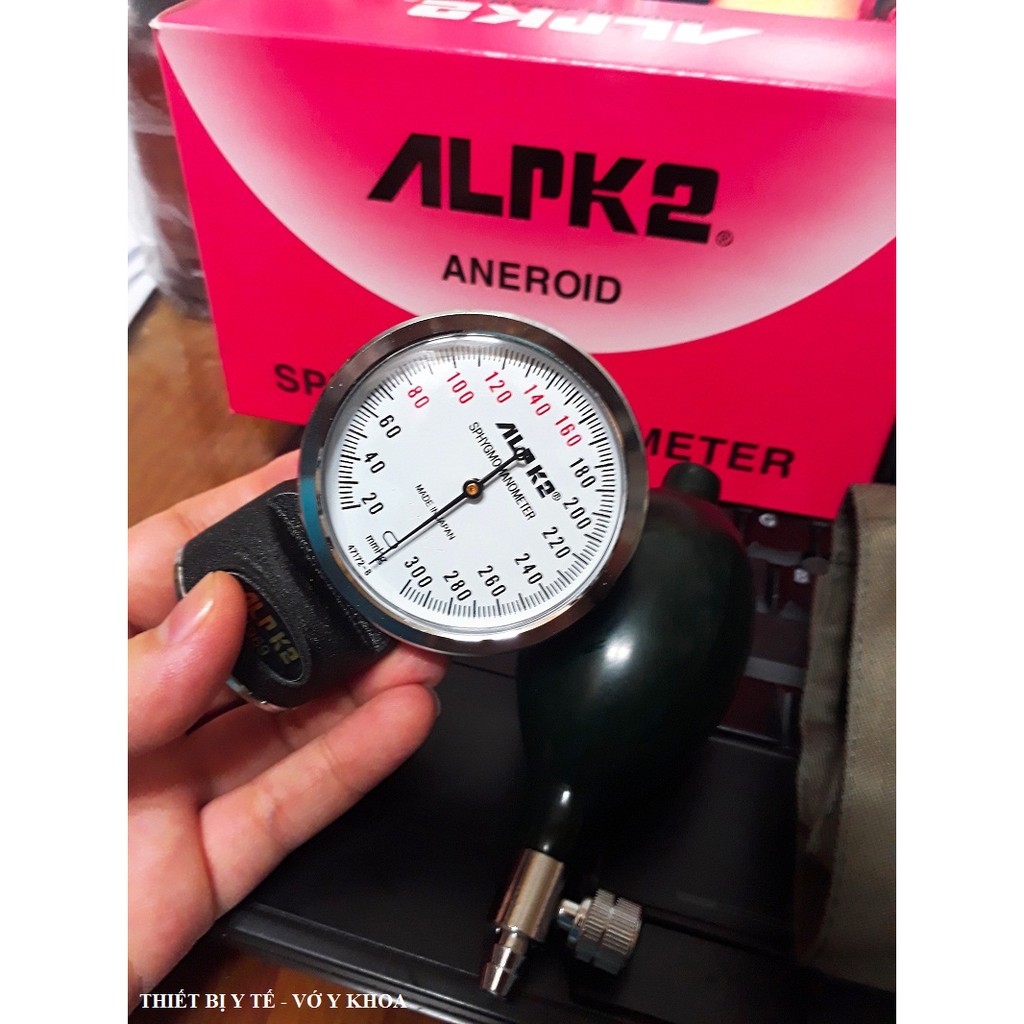 MÁY HUYẾT ÁP CƠ ALPK2 NHẬT KÈM ỐNG NGHE CHÍNH HÃNG
