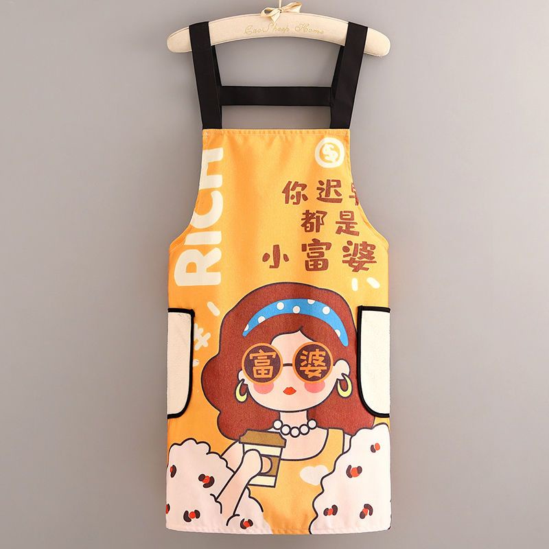 Tạp Dề Nấu Ăn Bằng Vải Bạt Chống Bẩn Chống Mòn Chống Bẩn Thời Trang Cho Nữ