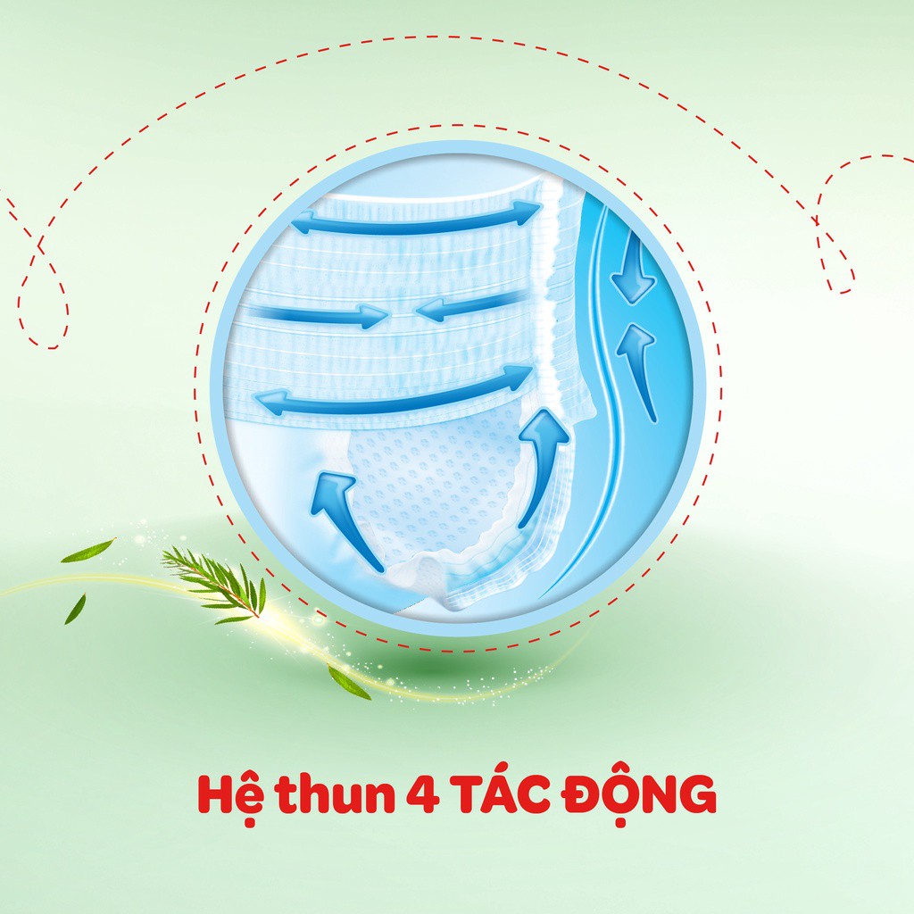 Tã quần Huggies Tràm Trà Tự Nhiên XXXL24 + 6 miếng