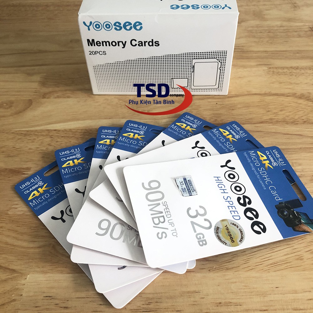 Thẻ Nhớ Microsdxc 32GB YOOSEE Extreme Plus UHS-I U3 4K R90MB/S W40MB/S Chính Hãng