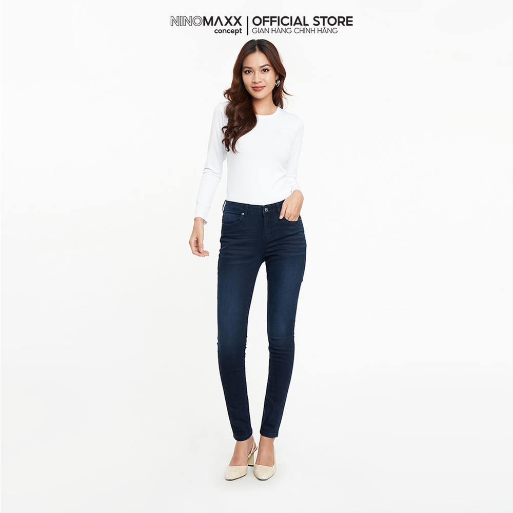 N&M Quần jean Basic Nữ dài cotton 2203049