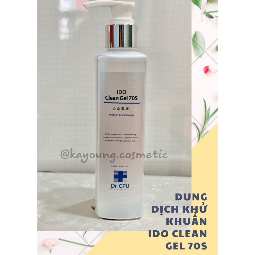 [SALE MẠNH] CHAI DUNG DỊCH KHỬ KHUẨN IDO CLEAN GEL 70S