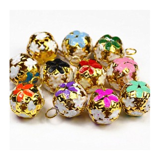 Chuông lục lạc hình hoa xinh xắn đeo vòng cổ cho chó mèo