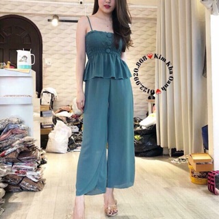 Set áo nhúng 2 dây qần suông
