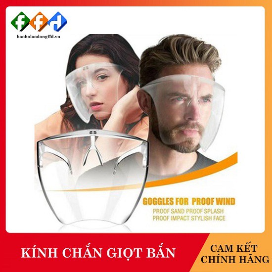 Kính Chống Bụi Đi Đường, HÀNG LOẠI 1 Kính Bảo Hộ Chống Giọt Bắn Phòng Dịch FACE SHIELD