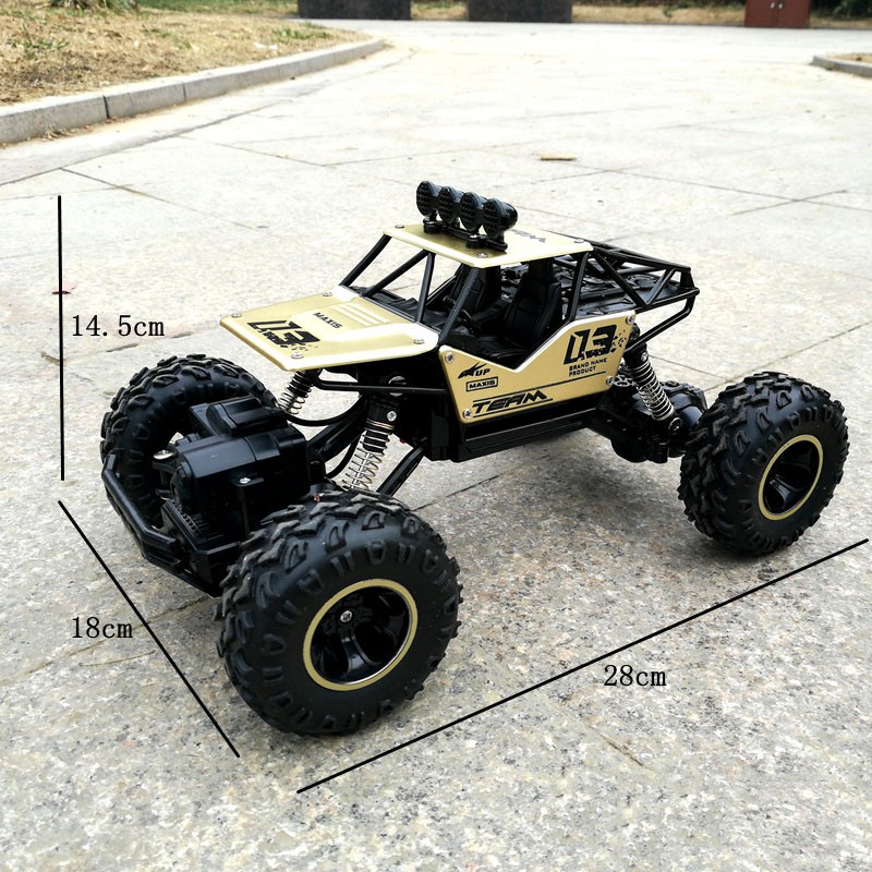 Xe Ô Tô Địa Hình Điểu Khiển Leo Dốc Giảm Sóc 2 Cầu Cỡ Lớn Tỉ Lệ 1.16