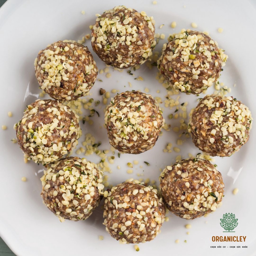 Hạt gai dầu hữu cơ đã tách vỏ chính hãng Sottolestelle Organic Shelled Hemp Seeds, gói 250g - Organicley