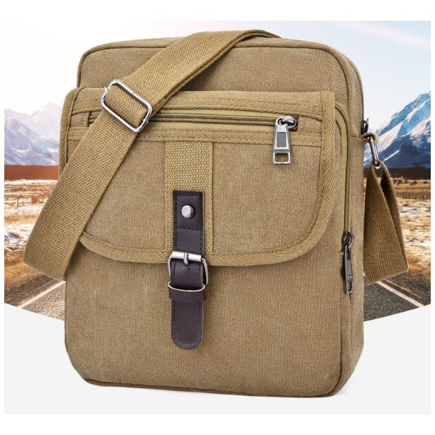 Túi đeo chéo vải bố canvas Cao Cấp bền đẹp-Túi đeo nam nữ vải bố canvas-Tuxa | BigBuy360 - bigbuy360.vn