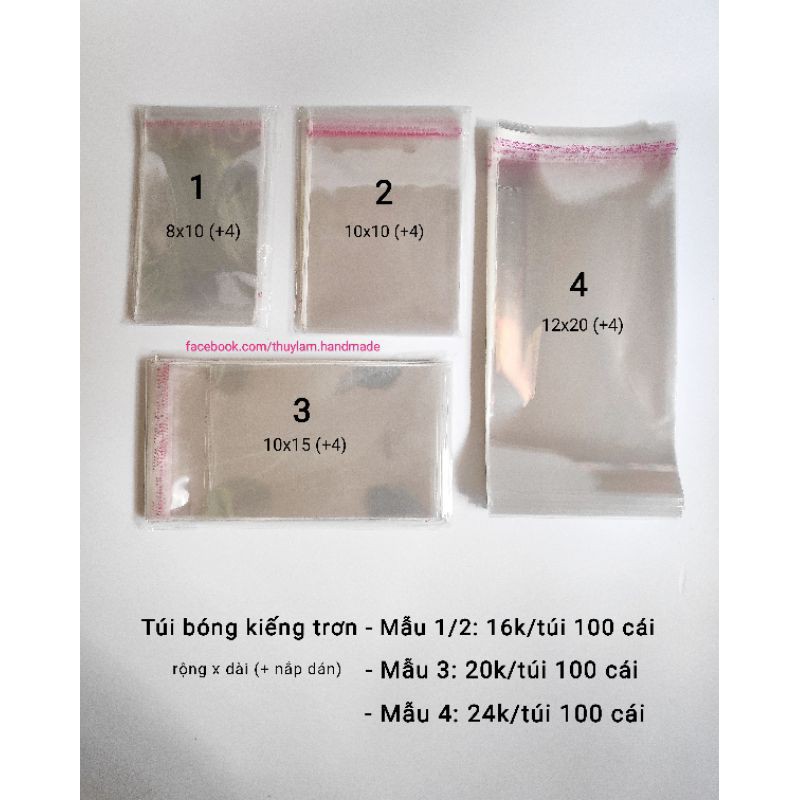 Túi bóng kiếng trơn