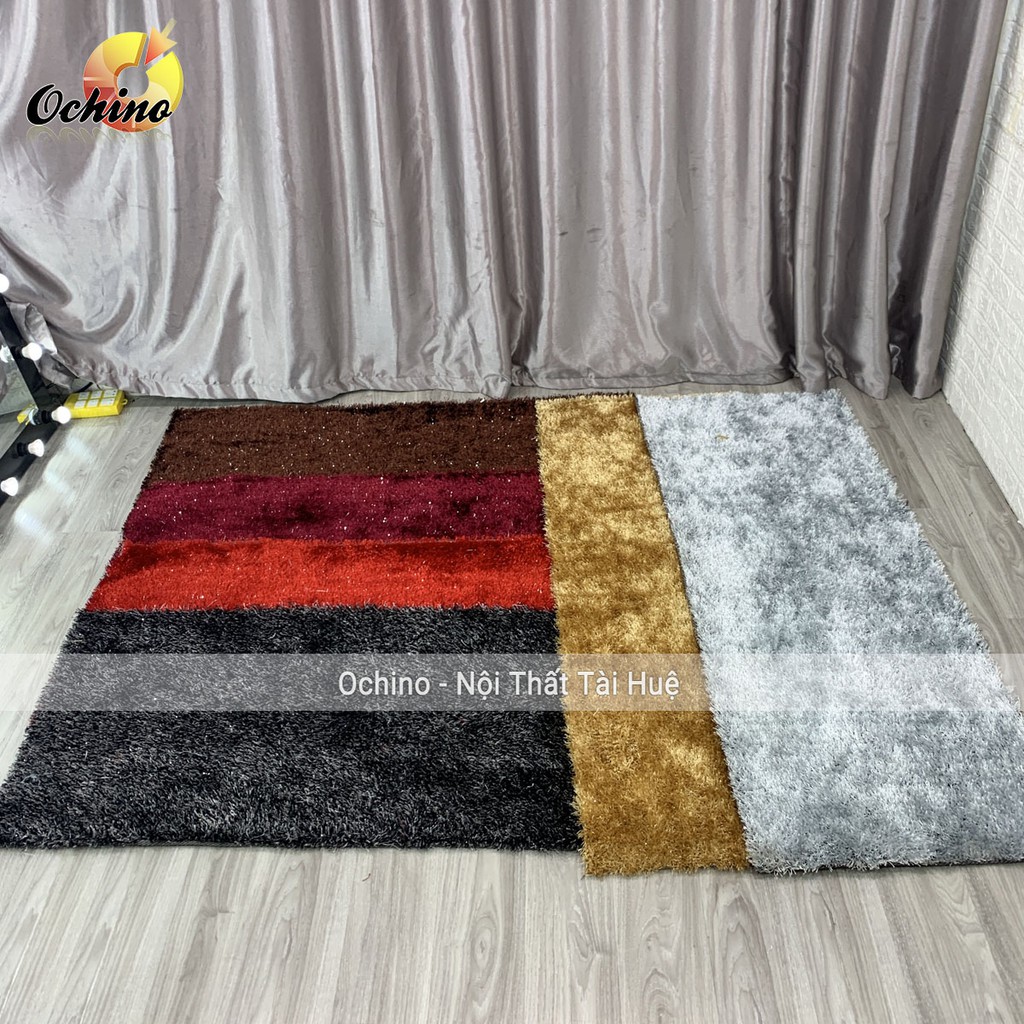 Thảm Lông Cao Cấp Ánh kim Trải Sàn, Trải Bếp, Trải Cửa Phòng Khách size 60-140cm (Đủ Màu)