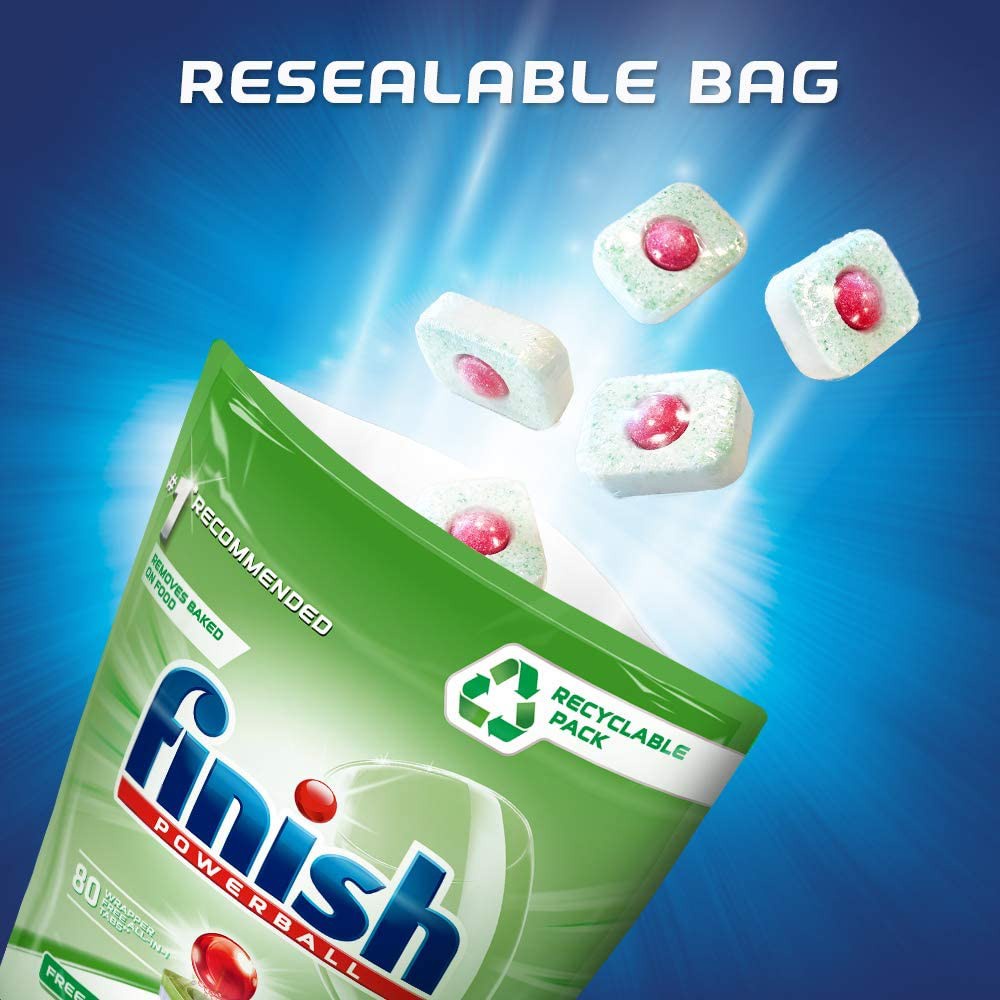 Viên rửa bát Finish Power Eco 0%