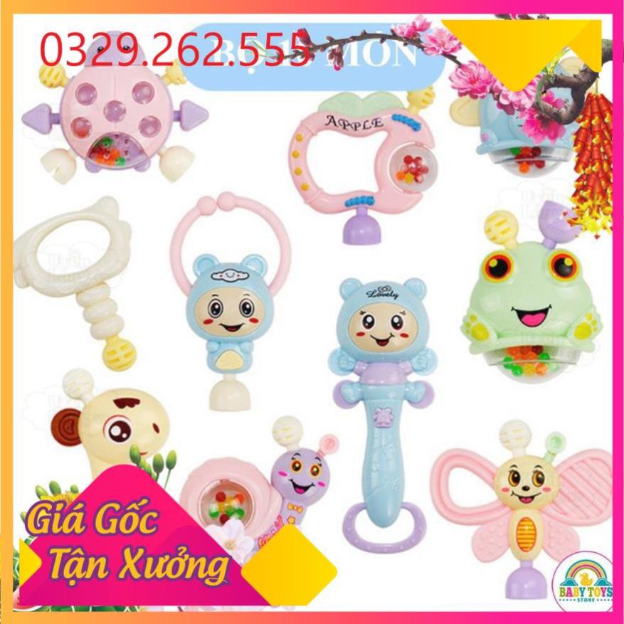 (Sale Khủng)  Xúc xắc Lục Lạc Phát Tiếng, Nhựa Cao Cấp Cho Bé Nhiều Hình Ngẫu Nhiên